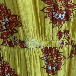 XL yellow floral Old navy dress